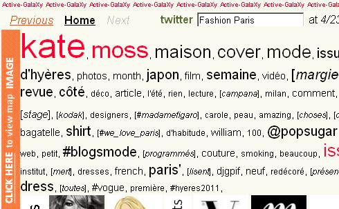 Active-GalaXy page menu